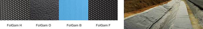 folgam, folie hydroizolacyjne, geomembrany, montaż, folgam h, folgam o, folgam f, folgam b, folia bitumoodporna, barwiona, fundamentowa