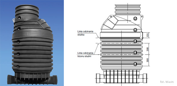 studnie pe, studzienki kanalizacyjne, studnie tworzywowe, wavin, studnie monolityczne